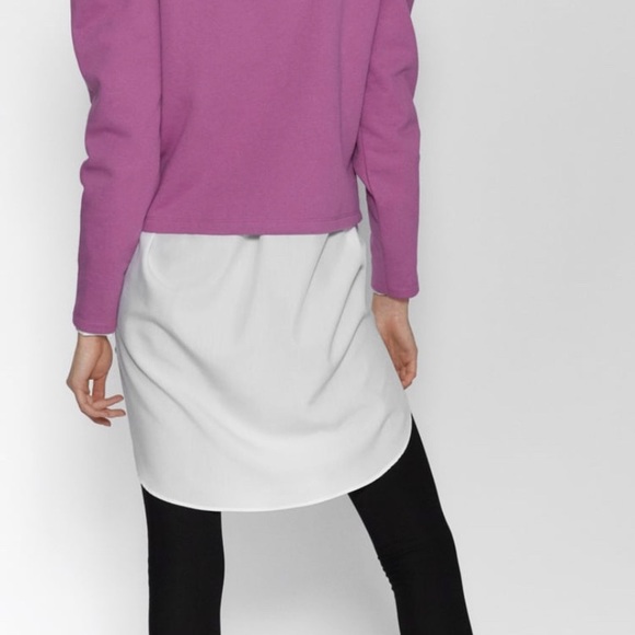 NEW LILAC BALLOON SLEEVE SWEATSHIRT, S - Zara - Picture 5 of 6